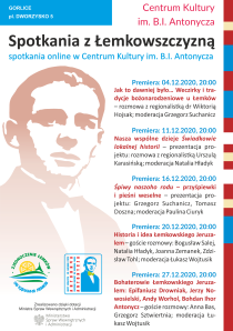 Spotkania z Łemkowszczyzną - online 2020